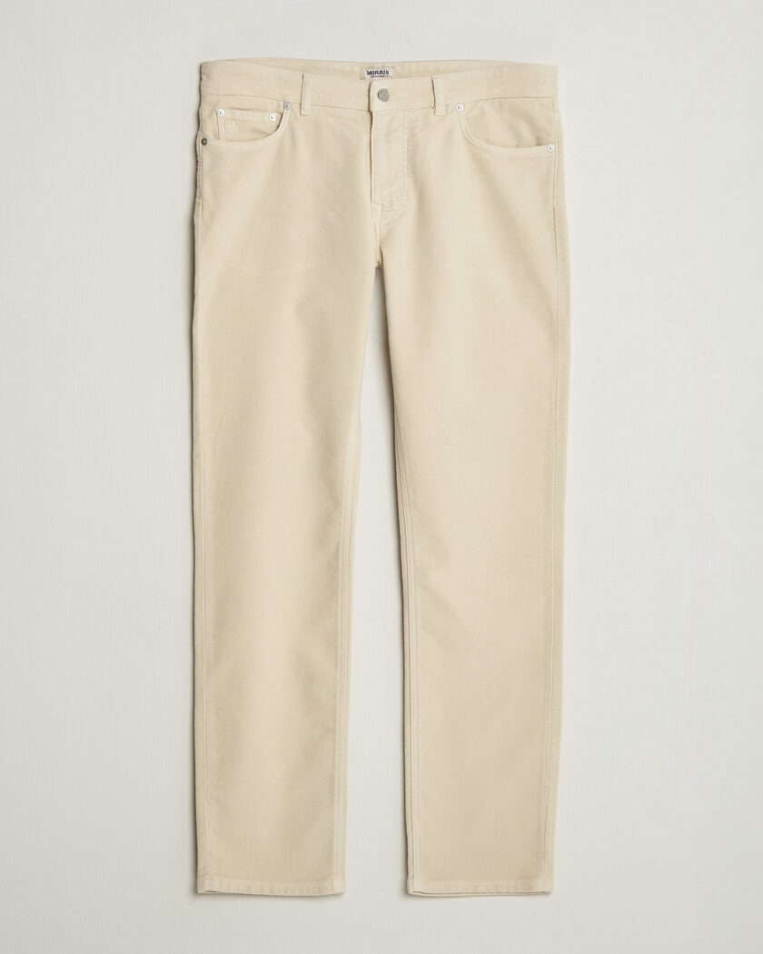Morris James Winter Twill 5-Pocket Pants Off White – Hvit
