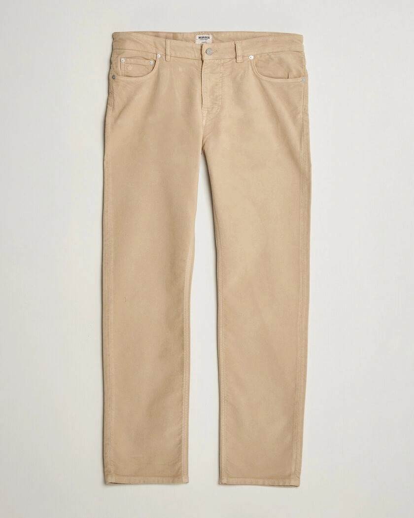 Morris James Winter Twill 5-Pocket Pants Khaki – Beige