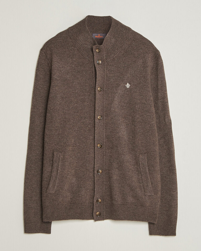 Morris Hertford Button Cardigan Brown – Brun