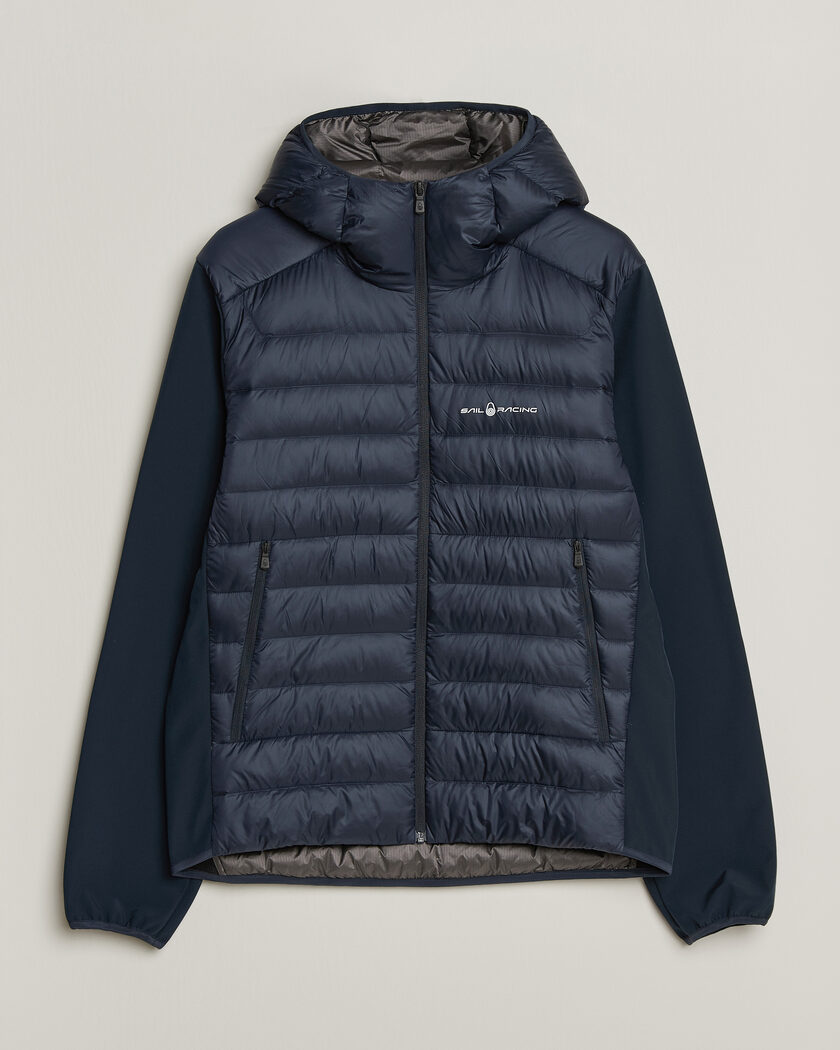 Sail Racing Spray Down Hooded Hybrid Jacket Dark Navy – Blå