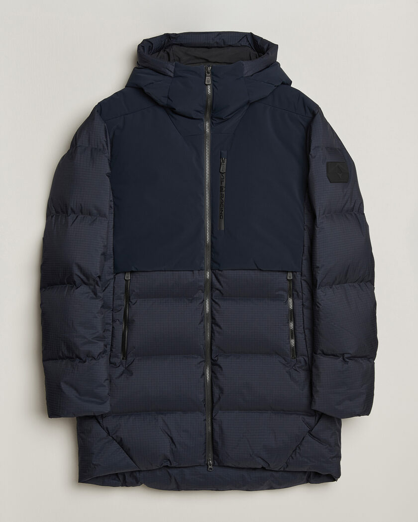 Sail Racing Polar Down Hooded Parka Dark Navy – Blå