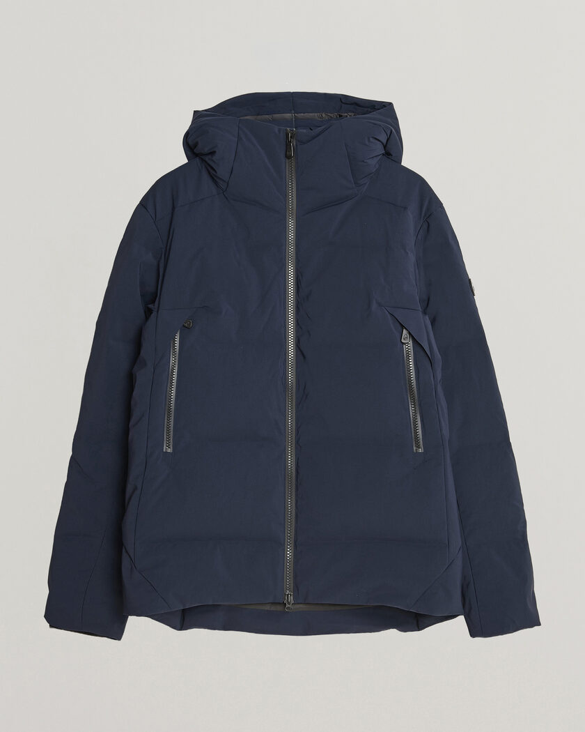 Sail Racing Arc Down Hooded Jacket Dark Navy – Blå