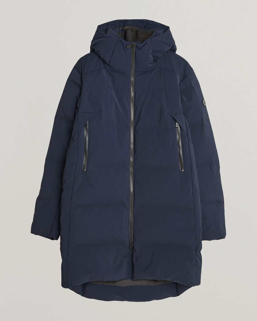 Sail Racing Arc Down Hooded Parka Dark Navy – Blå