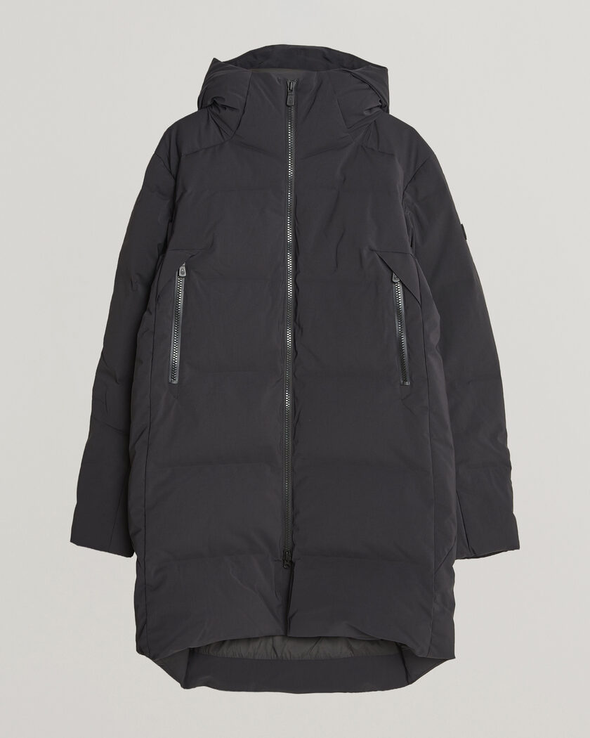 Sail Racing Arc Down Hooded Parka Carbon – Svart