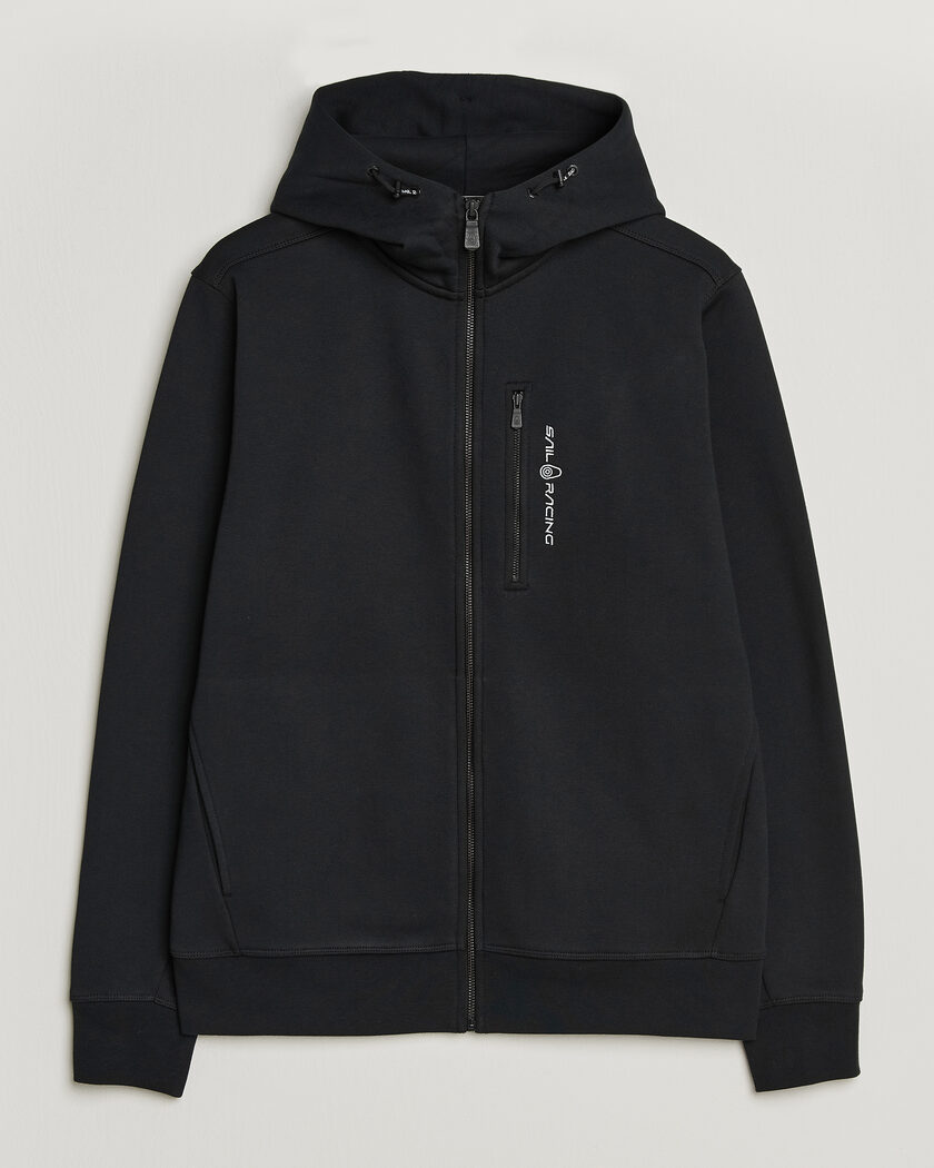 Sail Racing Bowman Full Zip Hoodie Carbon – Svart