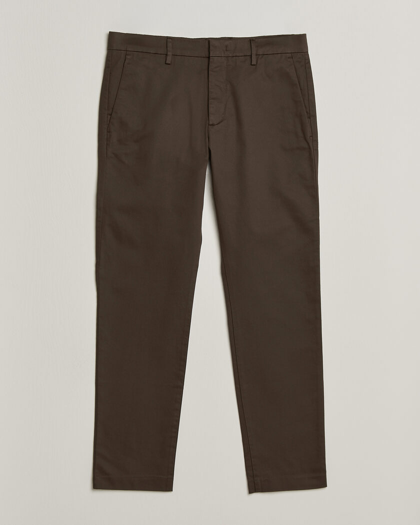 NN07 Theo Regular Fit Chinos Earthwood – Brun