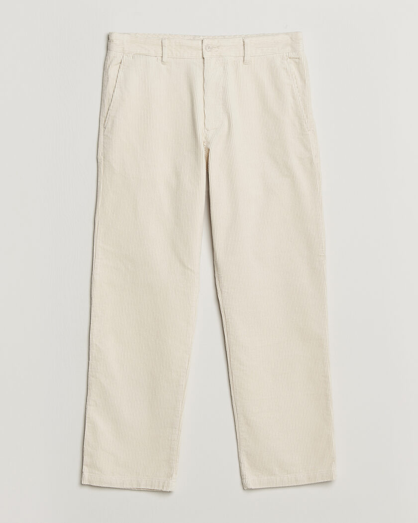 NN07 Aden Regular Fit Corduroy Chinos Ivory – Hvit