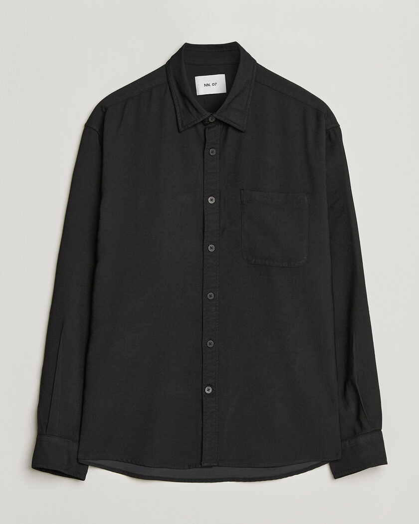  NN07 Deon Viscose Shirt Black – Svart