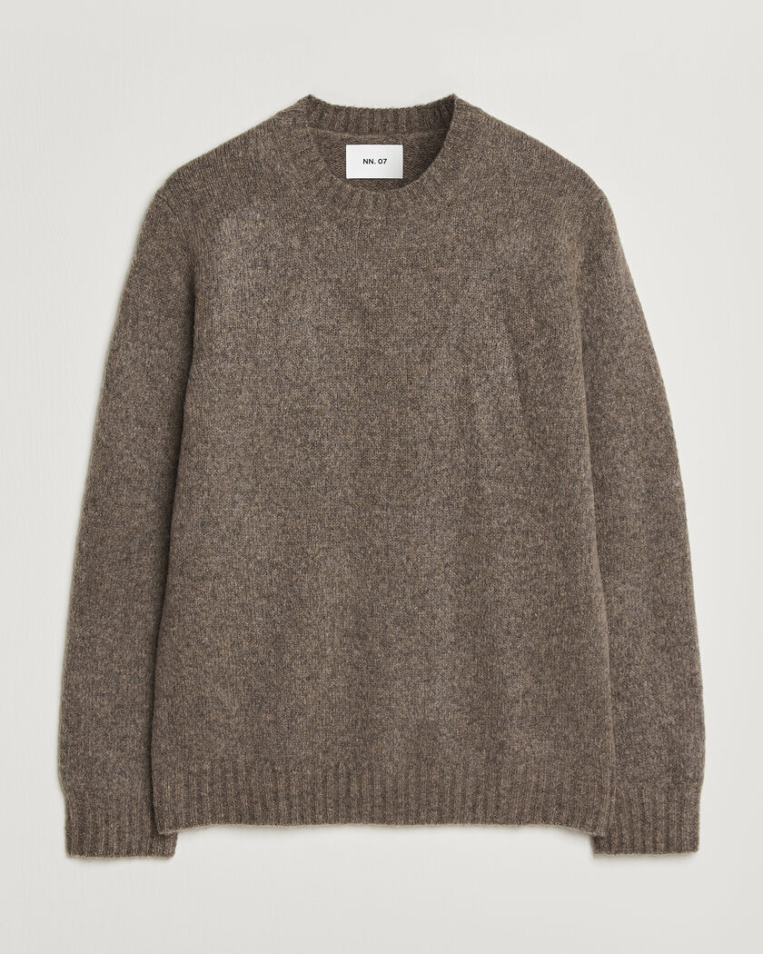 NN07 Lee Wool Knitted Sweater Tarmac – Beige