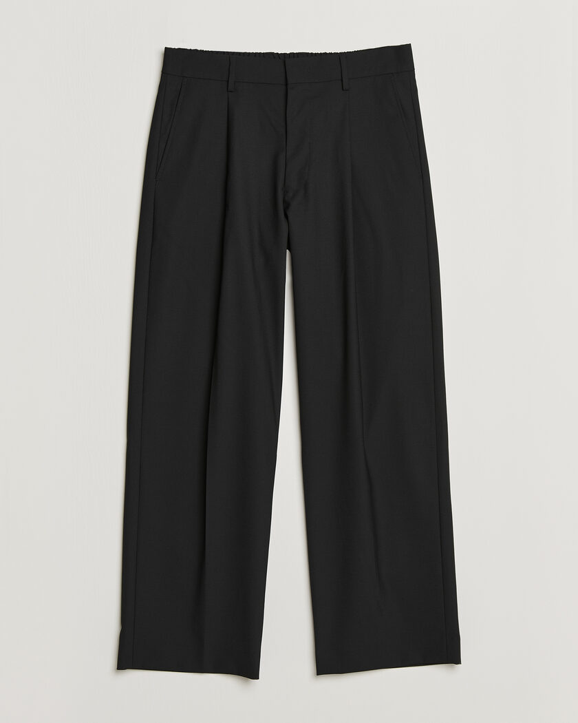 NN07 Kay Wool Trousers Black – Svart