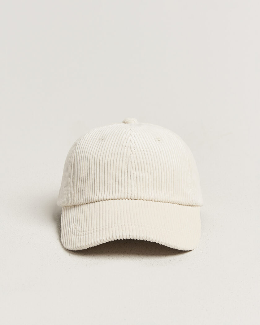 NN07 Corduroy Dad Cap Ivory – Hvit