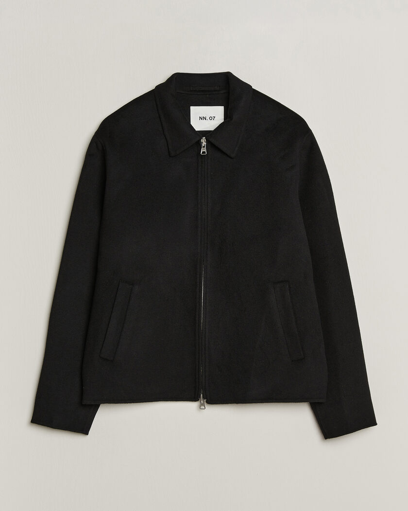 NN07 Arlo Wool Jacket Black – Svart
