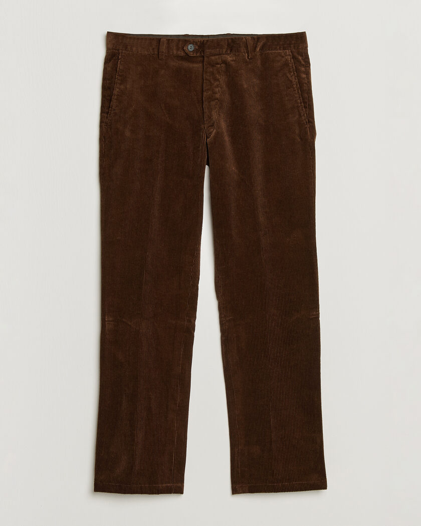 Oscar Jacobson Dandy Corduroy Trousers Brown – Brun