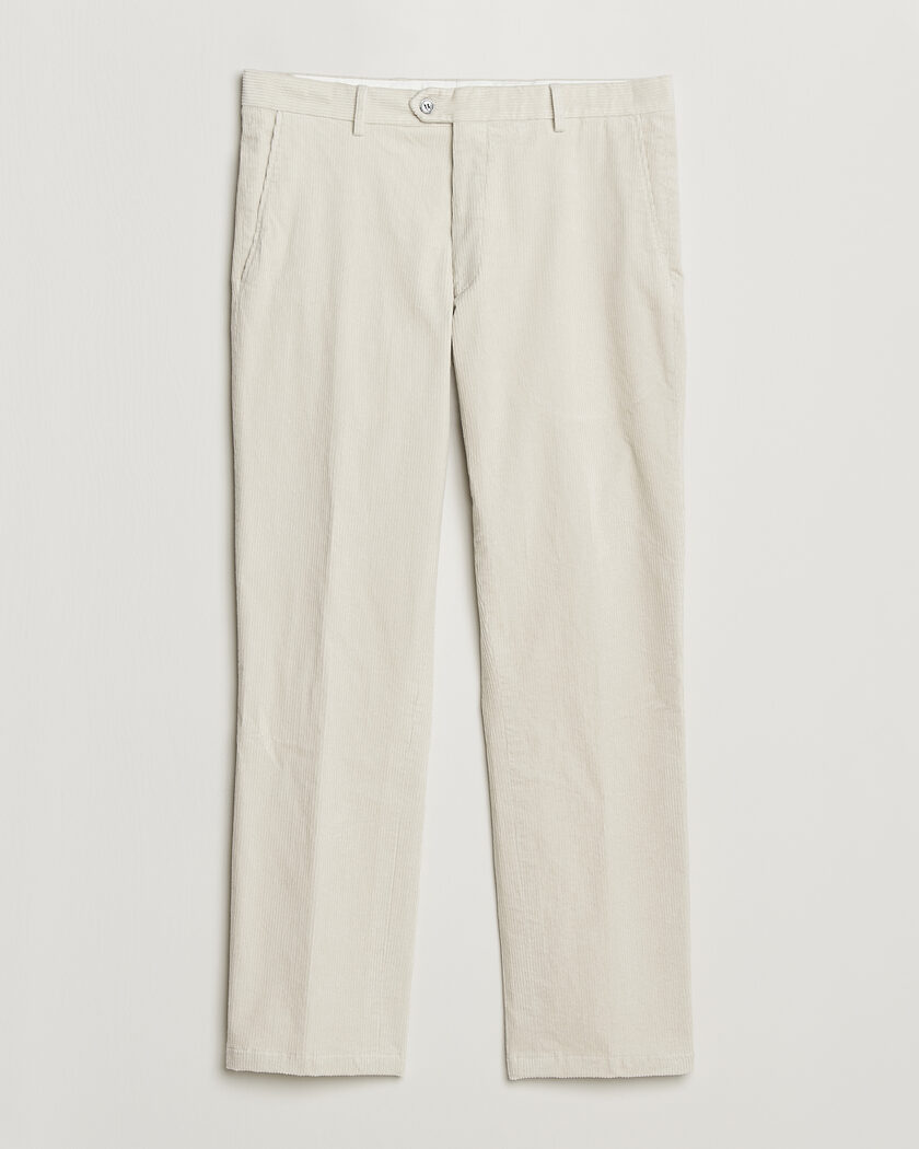 Oscar Jacobson Dandy Corduroy Trousers White – Hvit