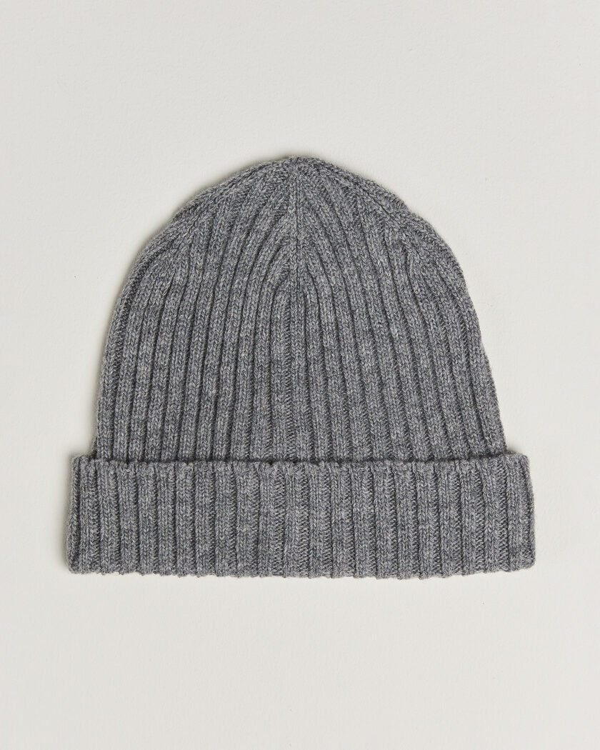 Stenströms Brushed Merino Beanie Grey – Grå