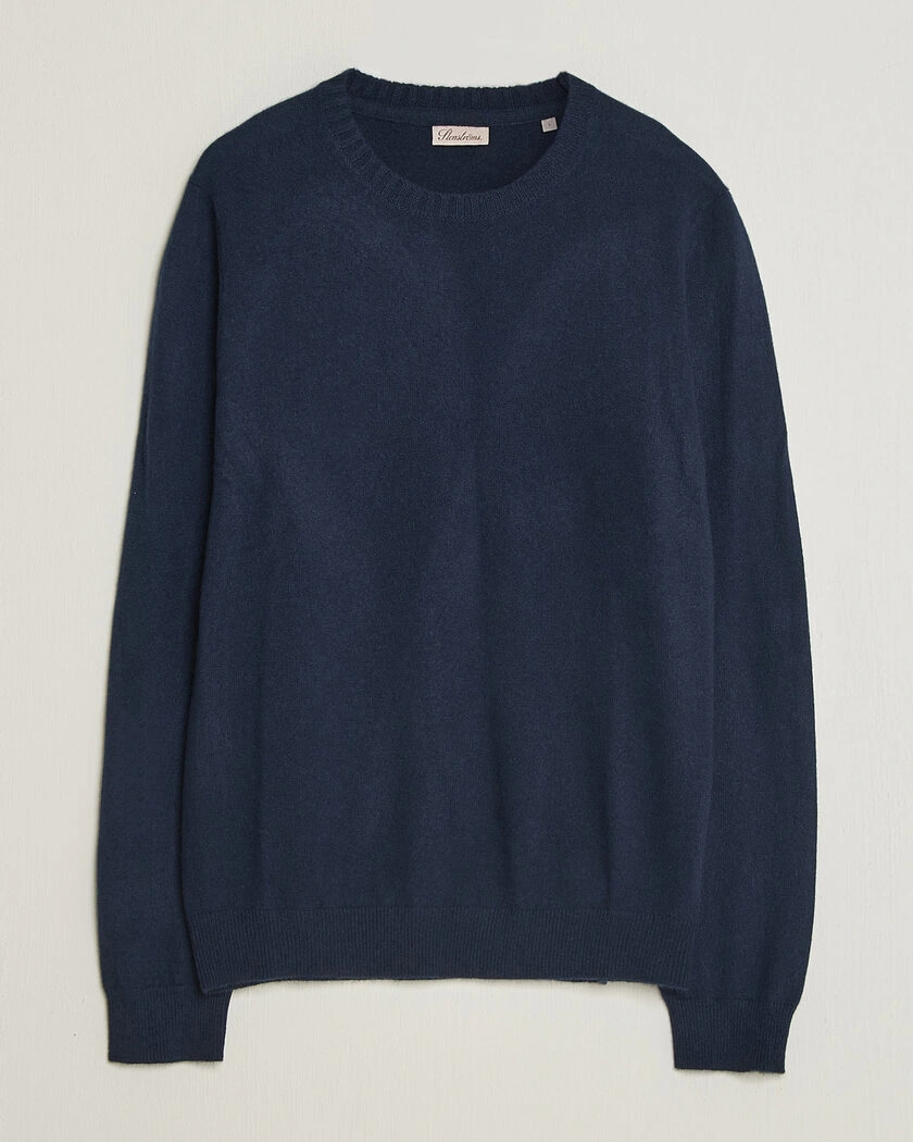 Stenströms Cashmere Crewneck Navy – Blå