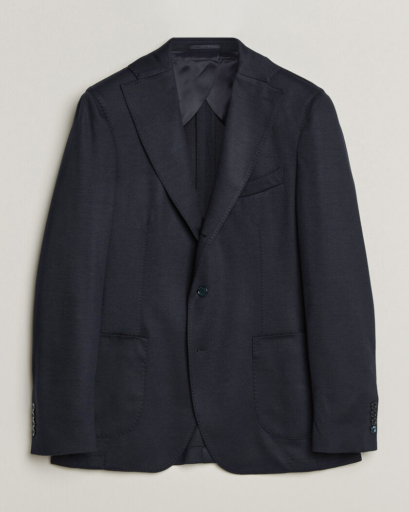 Stenströms Wool Jersey Blazer Navy – Blå