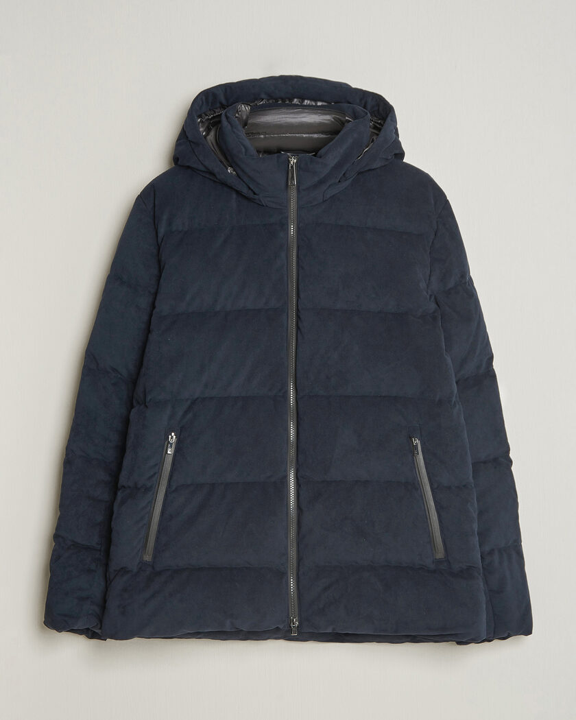 UBR Concord Jacket Savile Neo Suede Navy – Blå
