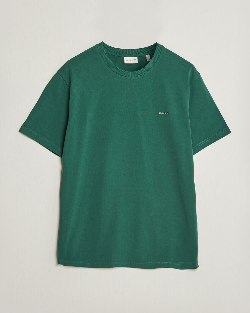 Gant Tournament Crew Neck T-Shirt Green – Grønn