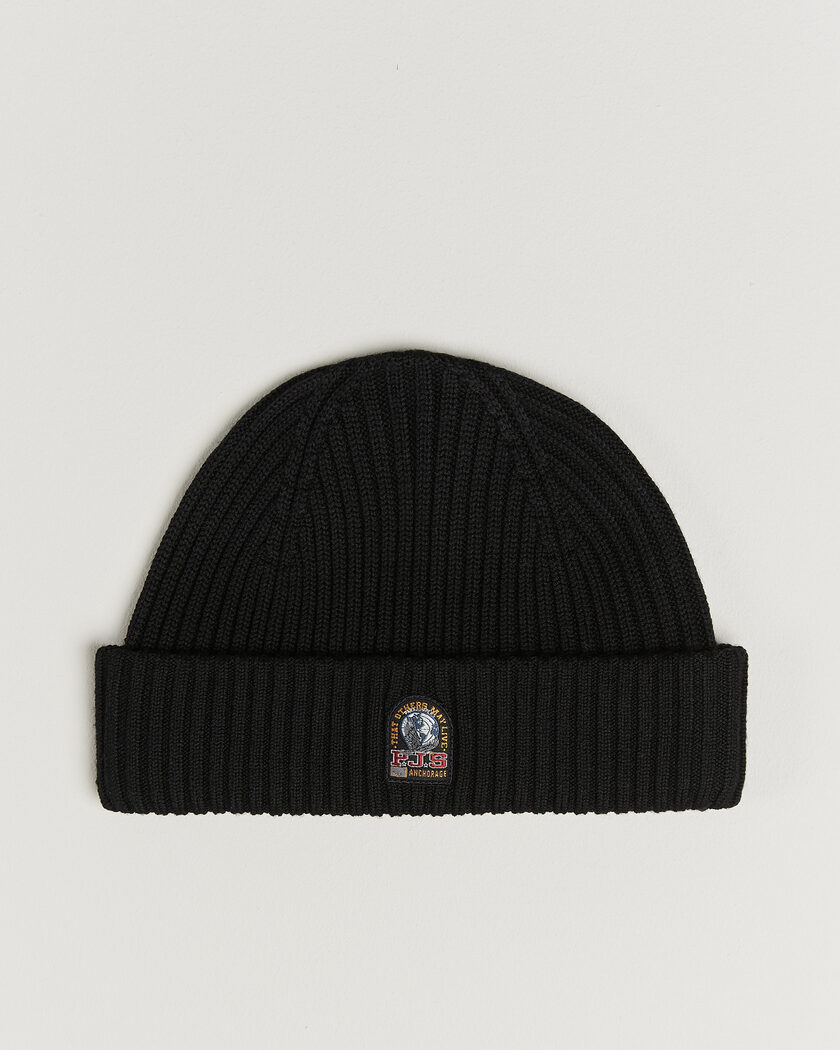 Parajumpers Matio Ribbed Hat Black – Svart