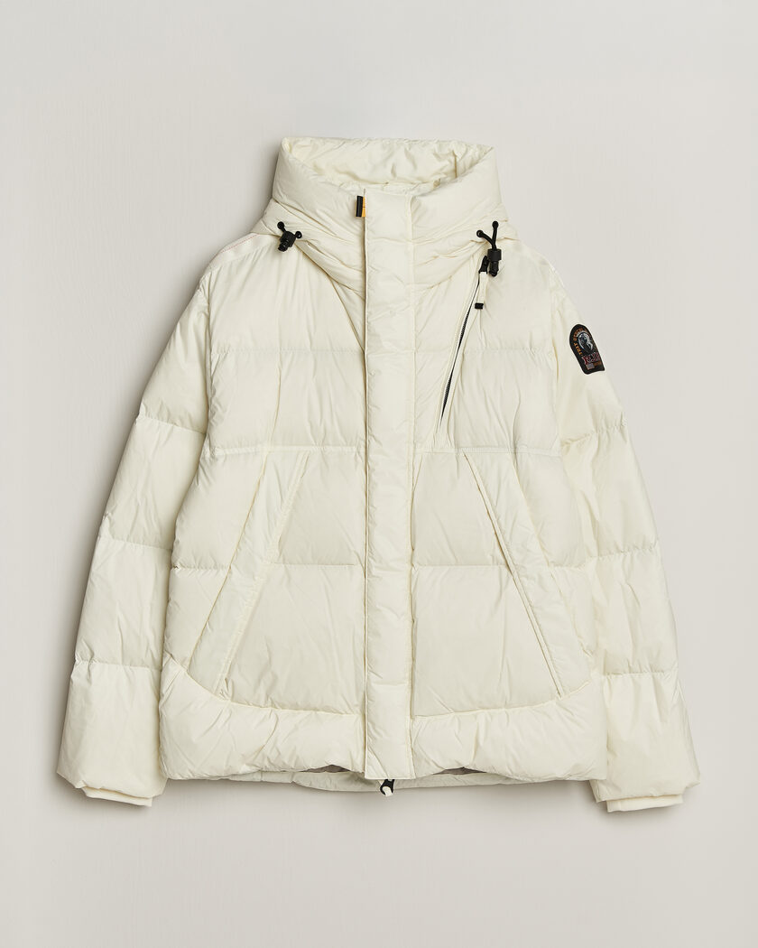 Parajumpers Cloud Ripstop Polar Puffer Jacket Warm Ivory – Hvit