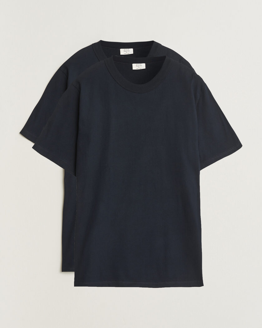 Armor Lux for Care of Carl Armor-lux 2-Pack Heritage Callac T-Shirt Rich Navy – Blå