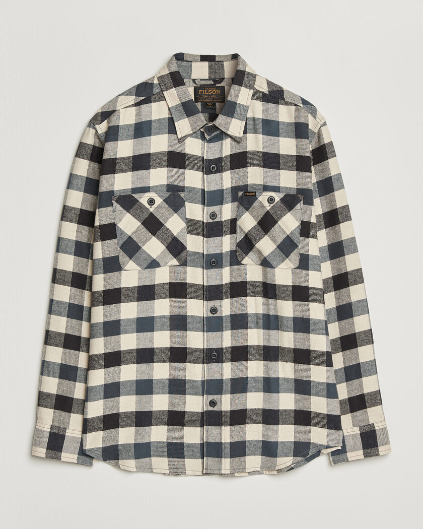 Filson The Rangeland Flannel Shirt Charcoal – Flerfarget