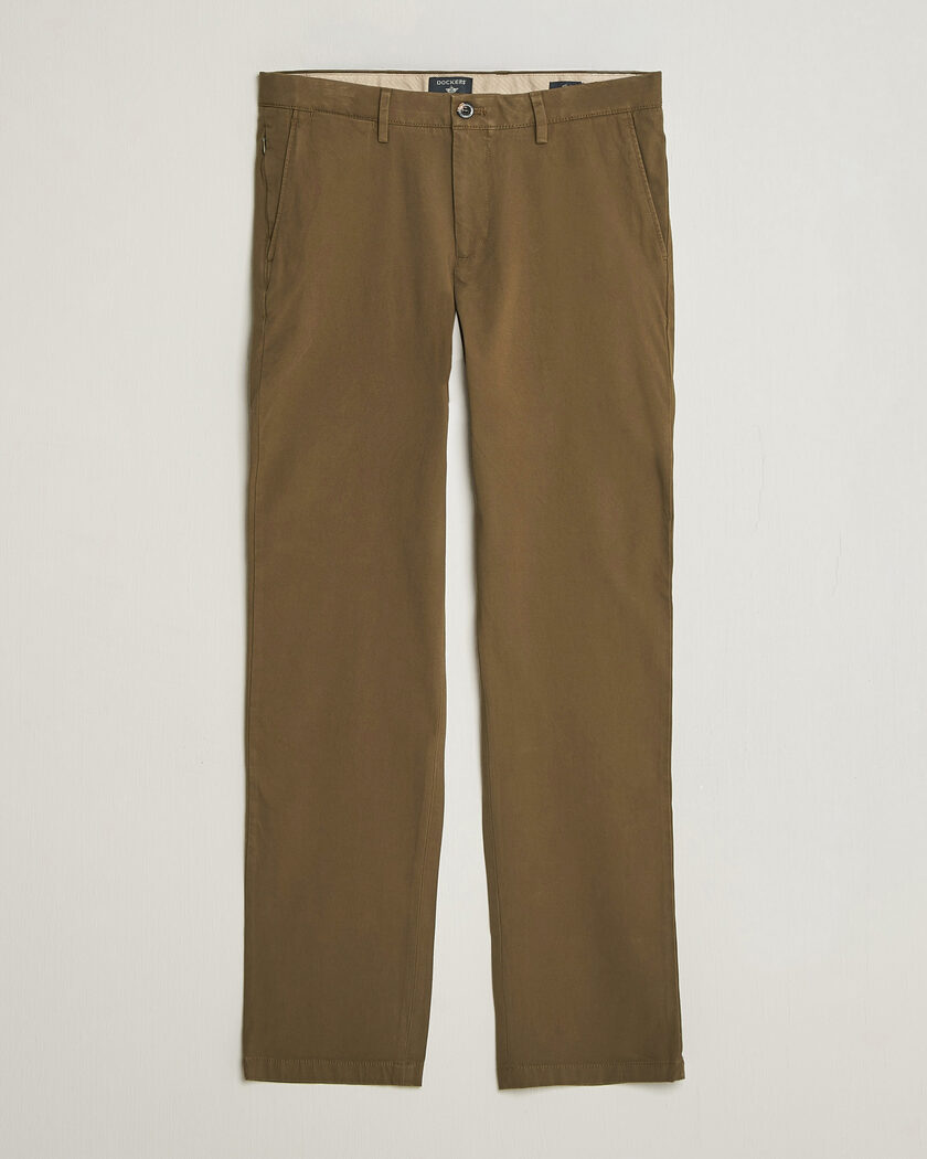 Dockers Cotton Slim Chino Dark Moss – Grønn