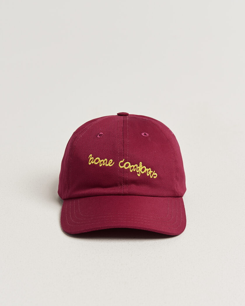 Drake's Home Comforts Twill Baseball Cap Red – Rød