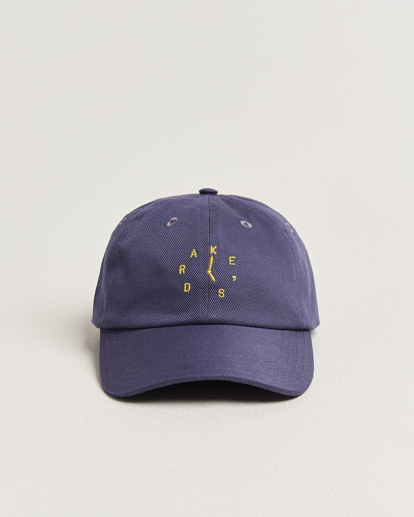 Drake's Clock Twill Baseball Cap Navy – Blå