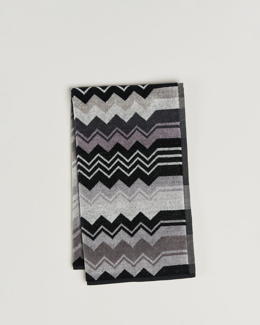Missoni Home Giacomo Hand Towel 40x70cm Multi Black – Svart