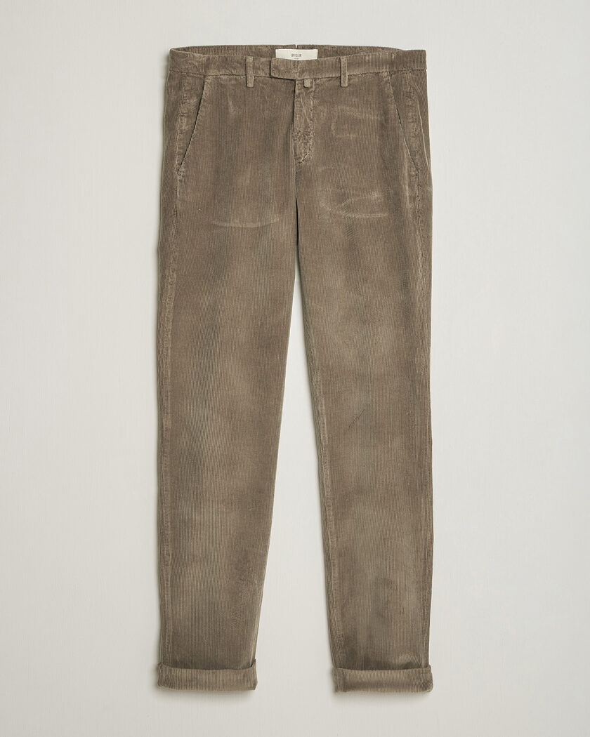 Briglia 1949 Slim Fit Corduroy Trousers Taupe – Brun