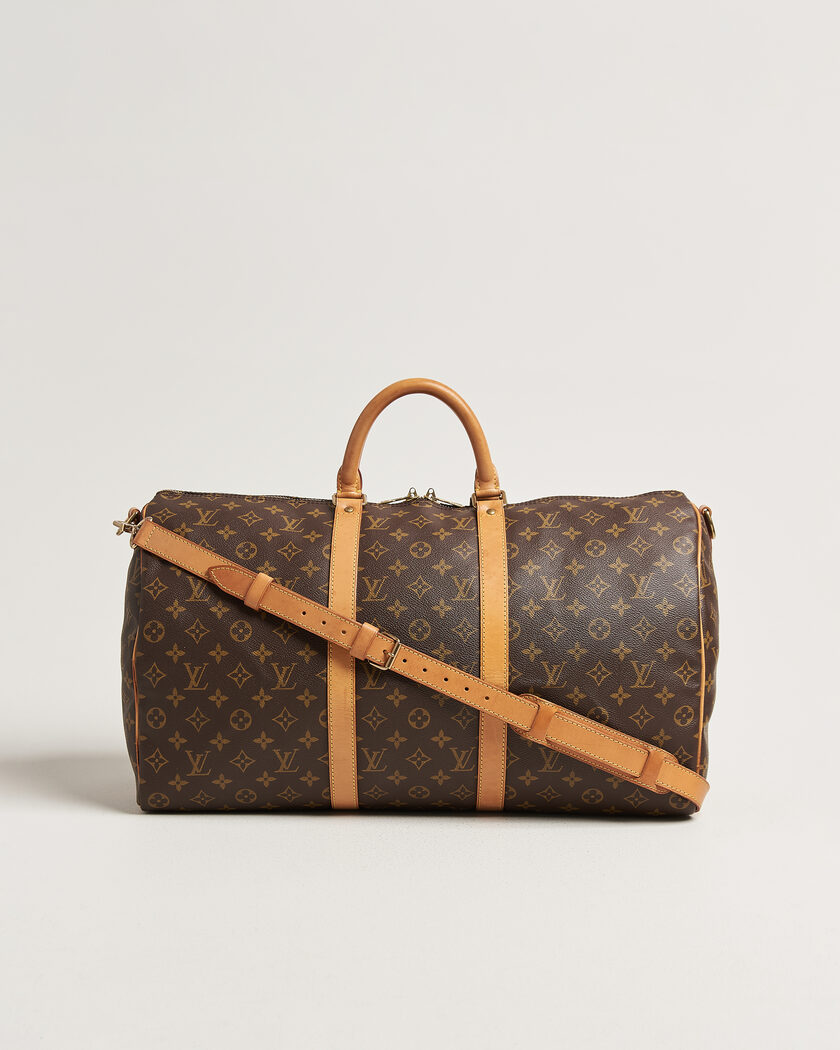 Louis Vuitton Pre-Owned Keepall 50 Bandoulière Monogram – Brun