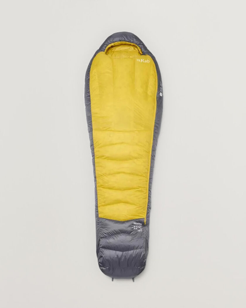 Rab Neutrino -12C Sleeping Bag Regular Graphene/Dark Pollen – Flerfarget