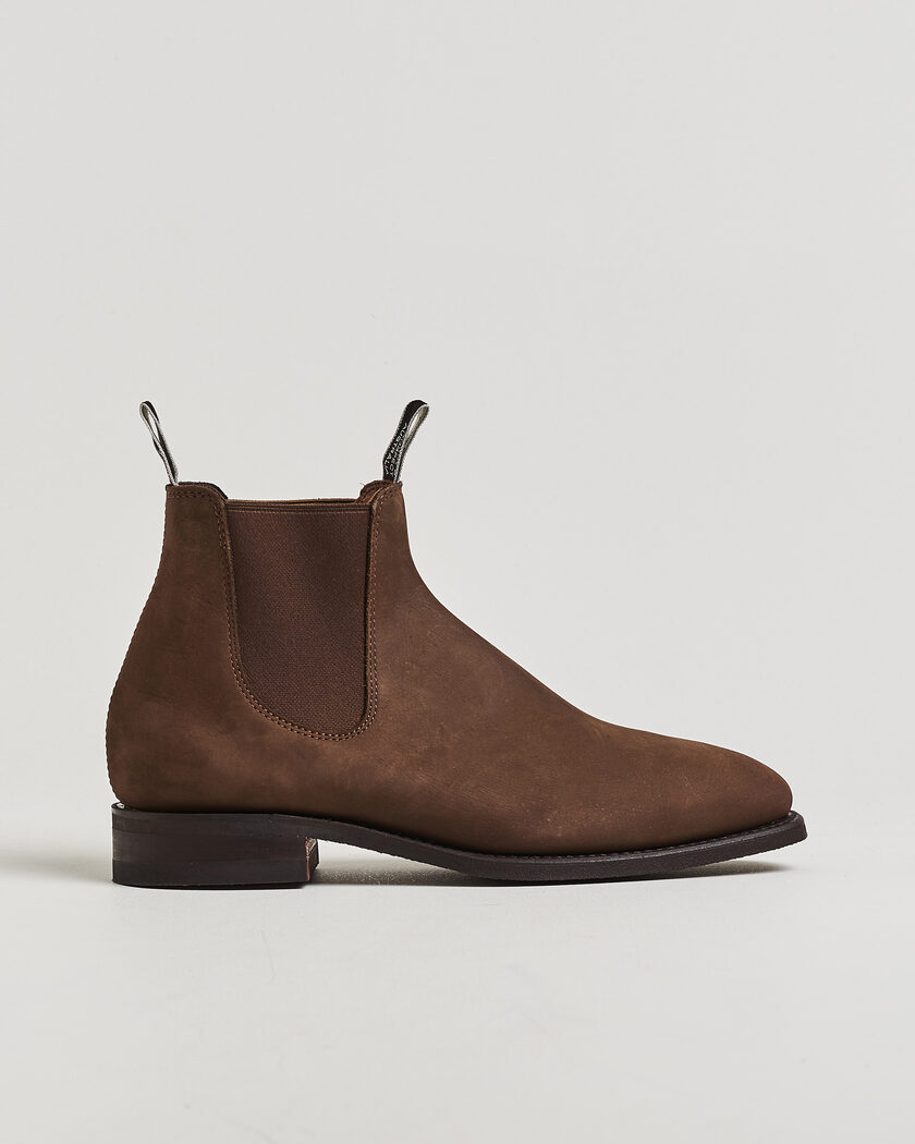 R.M.Williams Comfort Craftsman G Boot Lichen Suede – Grønn