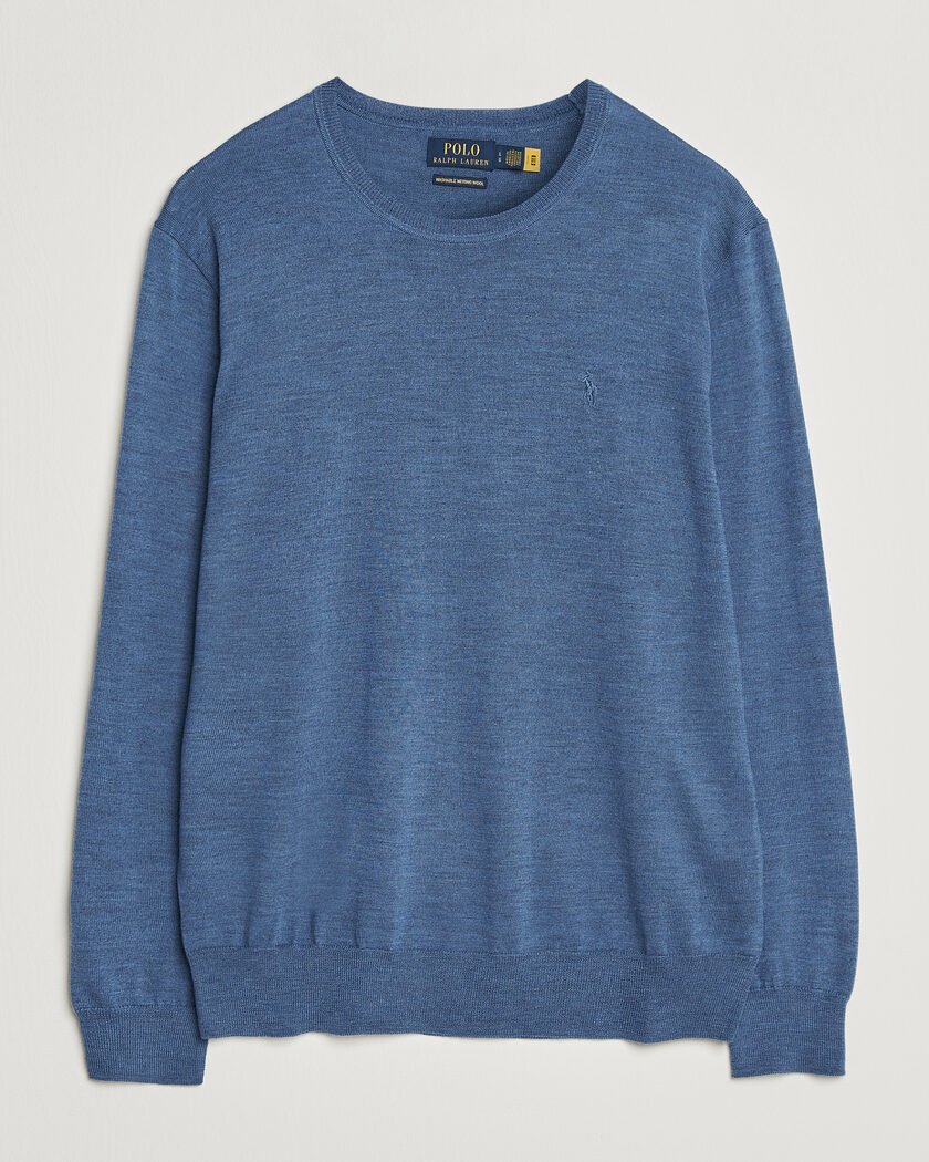 Polo Ralph Lauren Long Sleeve Pullover Clarity Blue – Blå