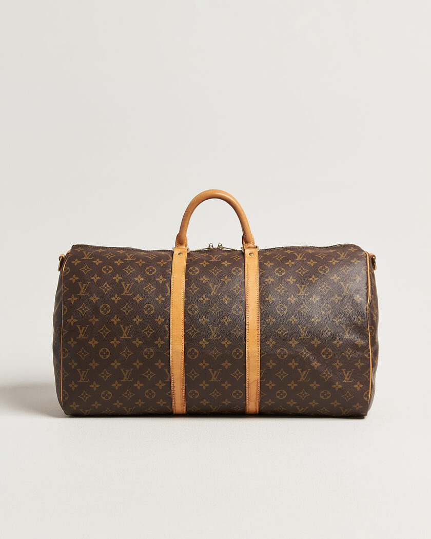 Louis Vuitton Pre-Owned Keepall 55 Bandouliére Monogram – Brun