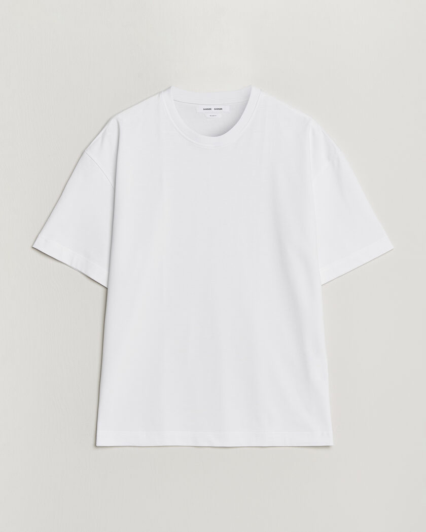 Samsøe Samsøe Jason Heavy Cotton T-Shirt White – Hvit