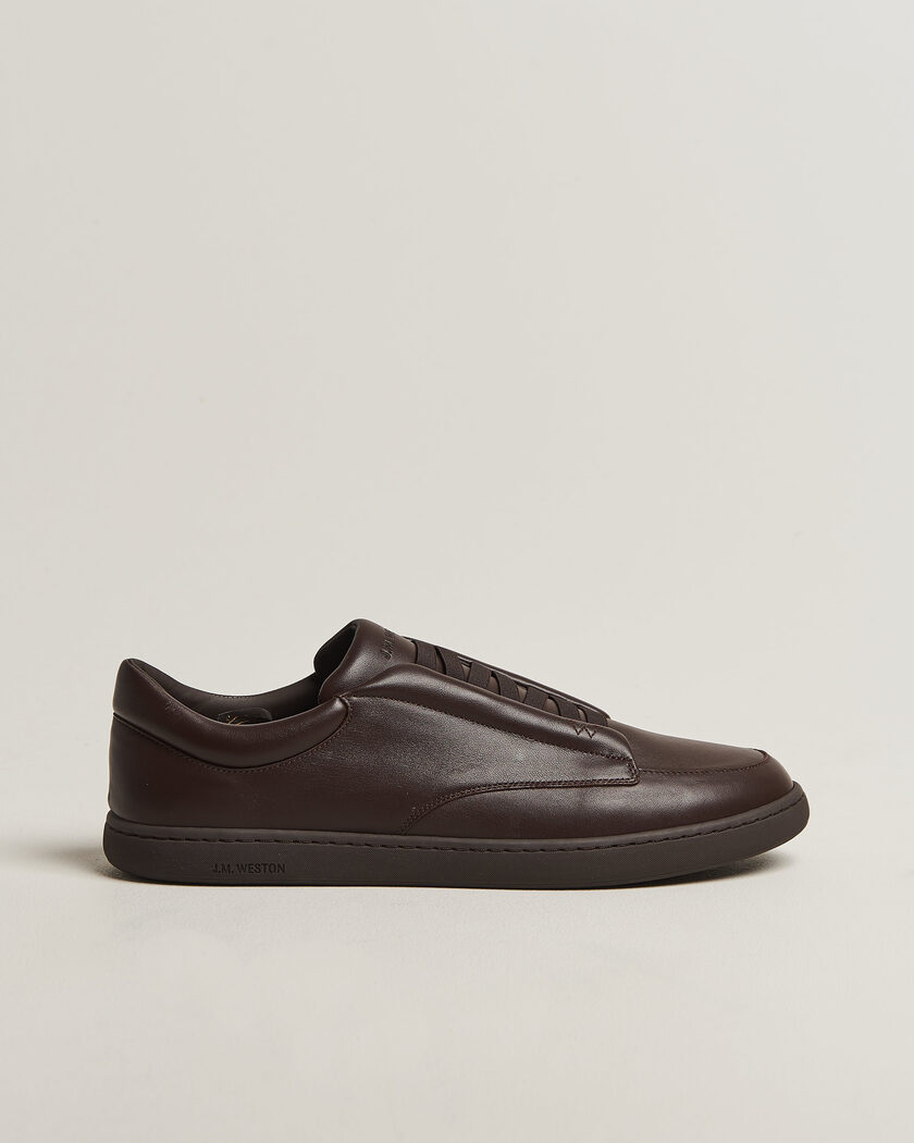 J.M. Weston Dress Sneaker Black Nappa – Svart