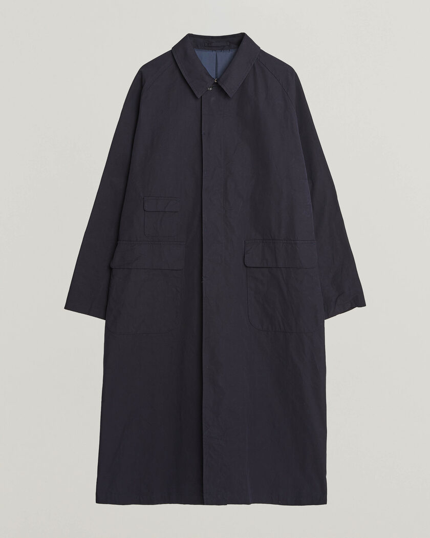 BEAMS PLUS Oxford Over Coat Navy – Blå