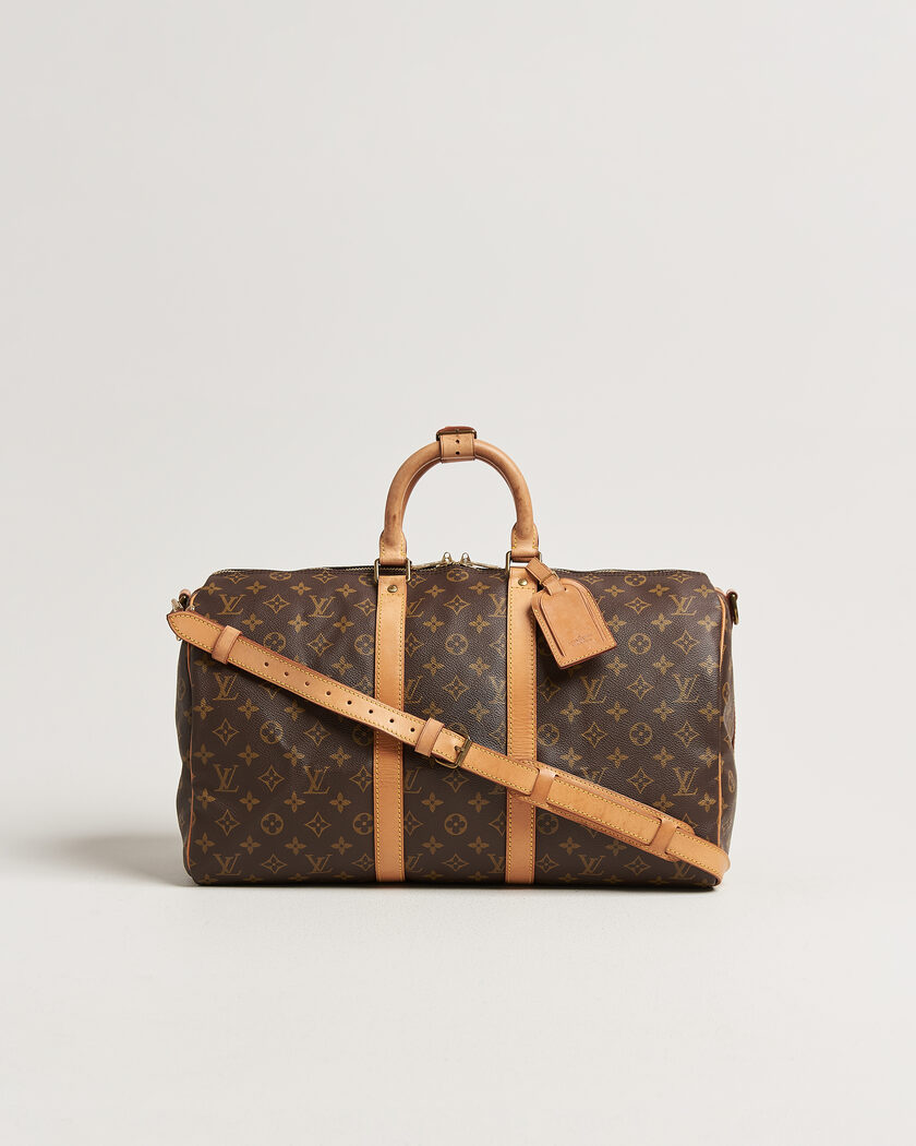 Louis Vuitton Pre-Owned Keepall Bandouliére 45 Monogram – Brun