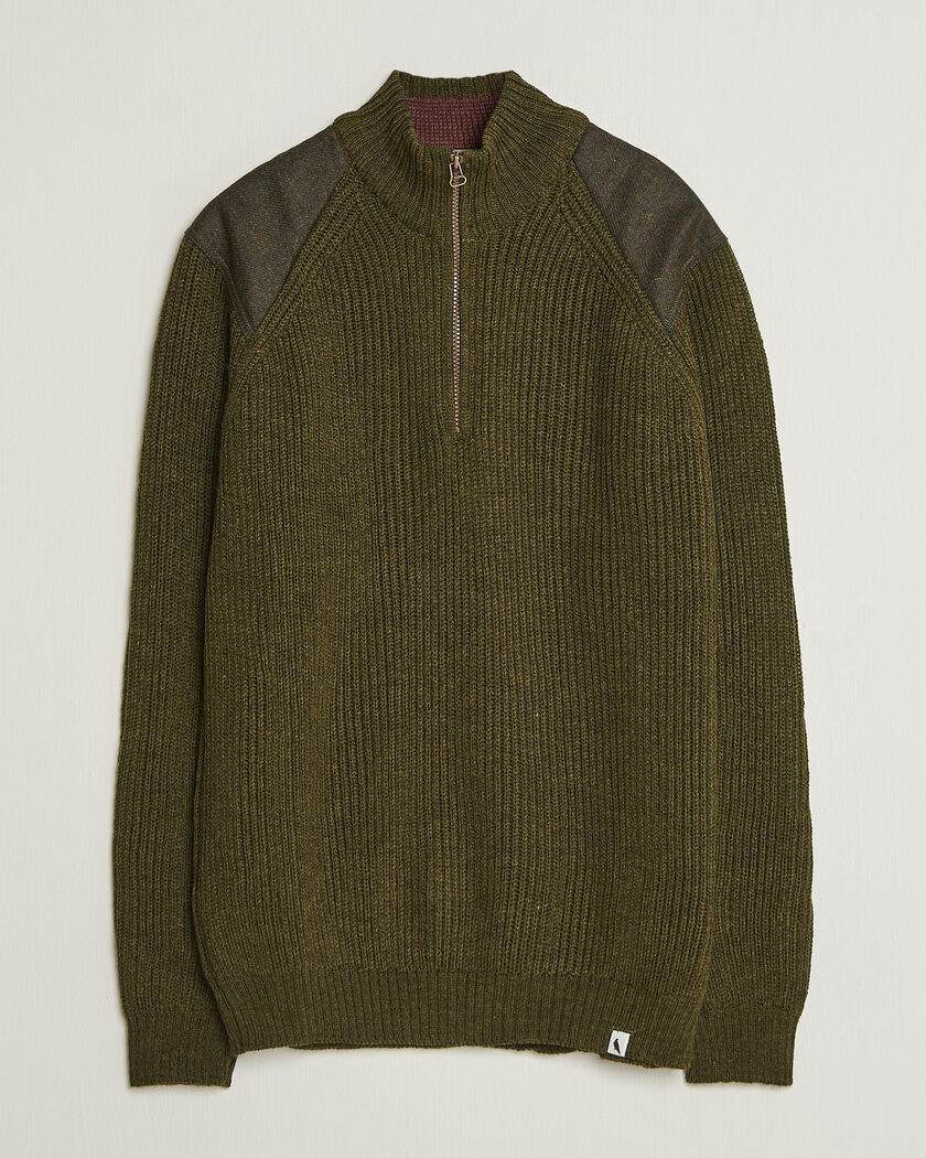 Peregrine Foxton Quarter Zip Jumperr Olive – Grønn