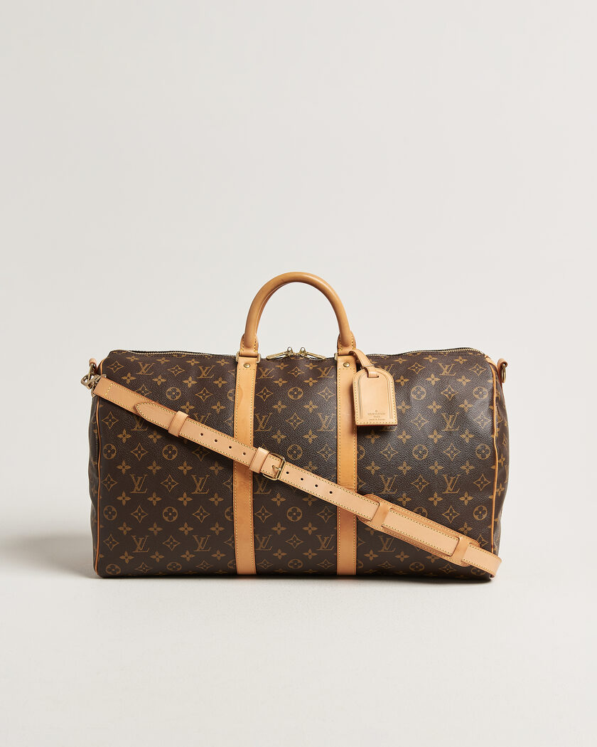 Louis Vuitton Pre-Owned Keepall 50 Bandoulière Monogram – Brun