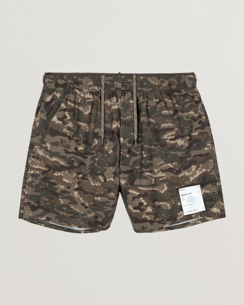 Satisfy Space-O 5 Inch Shorts Overland Trek Camo – Flerfarget
