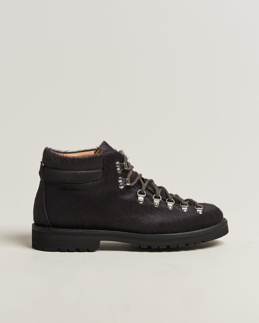 NN07 Fracap M127 Leather Boot Grey Pony – Grå
