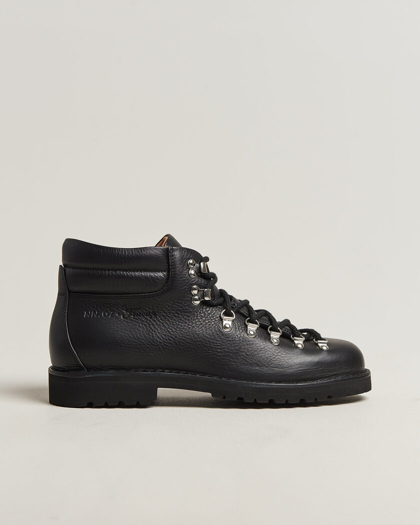 NN07 Fracap M127 Grained Leather Boot Black – Svart