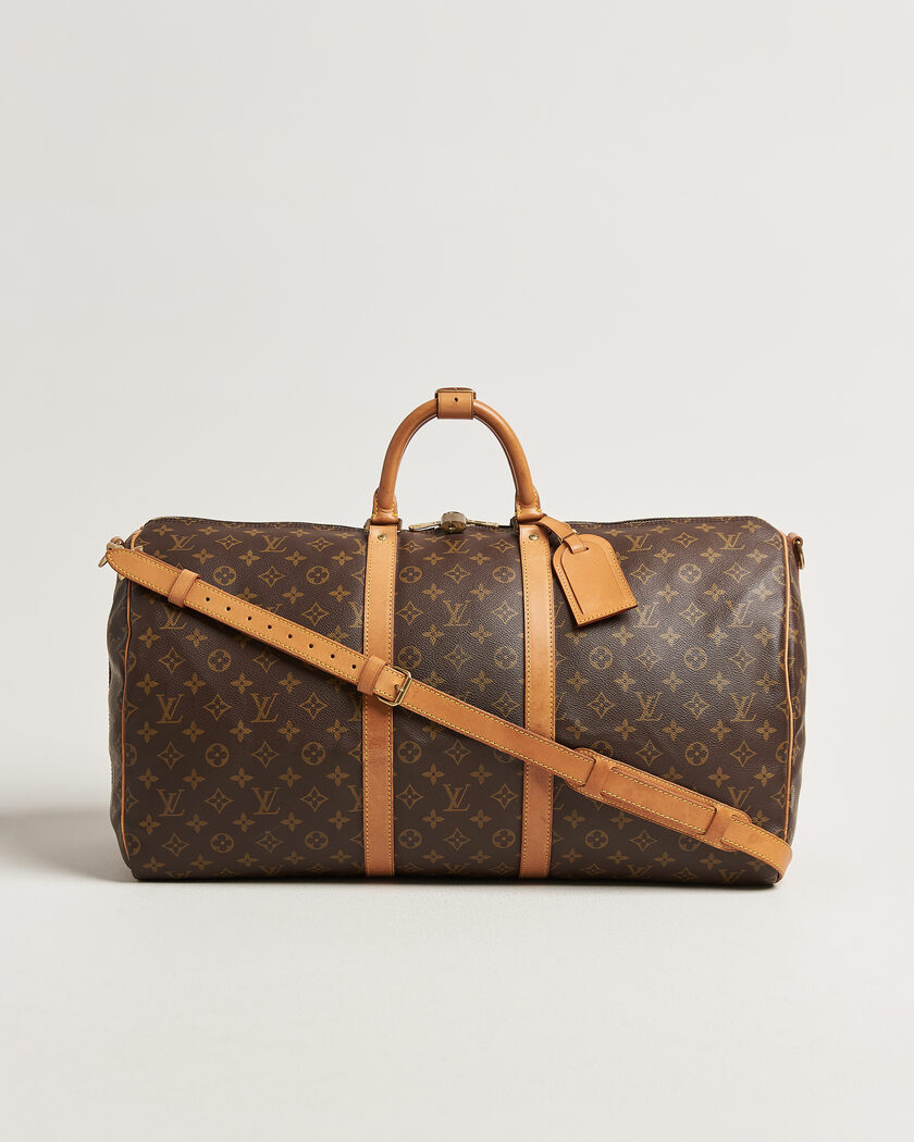 Louis Vuitton Pre-Owned Keepall Bandouliére 55 Monogram – Brun