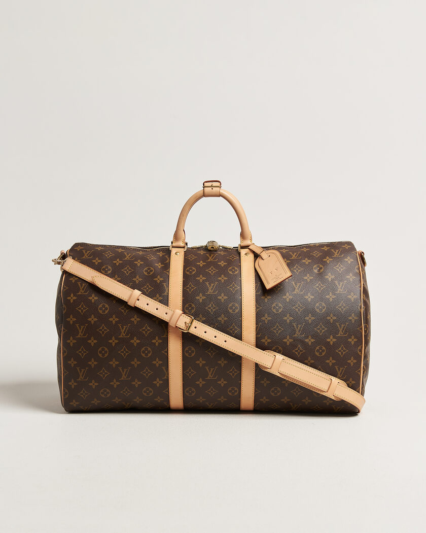 Louis Vuitton Pre-Owned Keepall Bandouliére 55 Monogram – Brun
