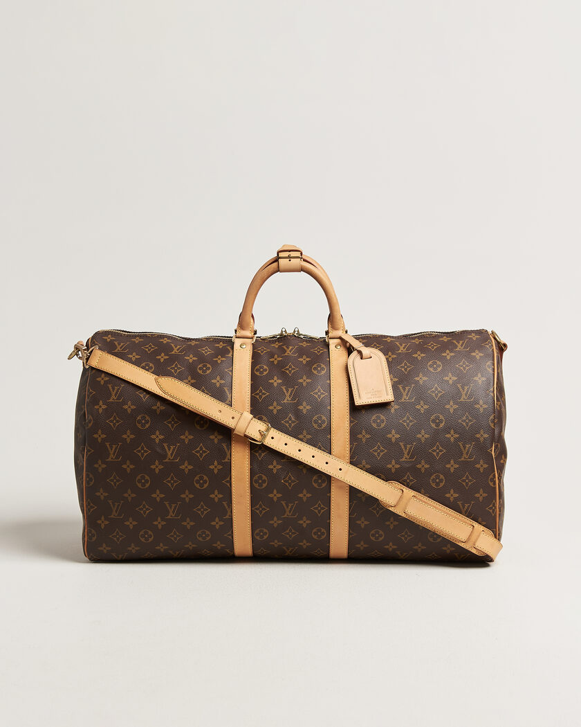 Louis Vuitton Pre-Owned Keepall Bandouliére 55 Monogram – Brun
