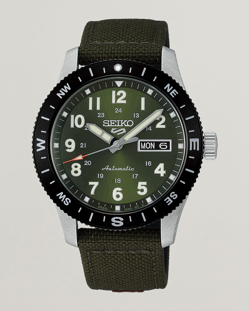 Seiko 5 Sports Automatic Field Watch 41mm Green Dial – Grønn